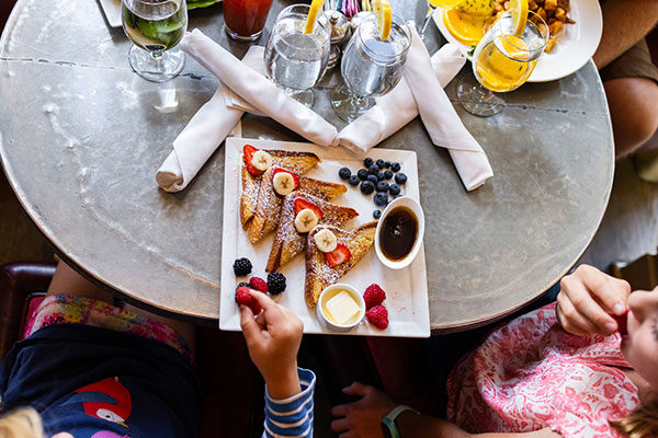 Chef Creation served at the Sidewalk tables